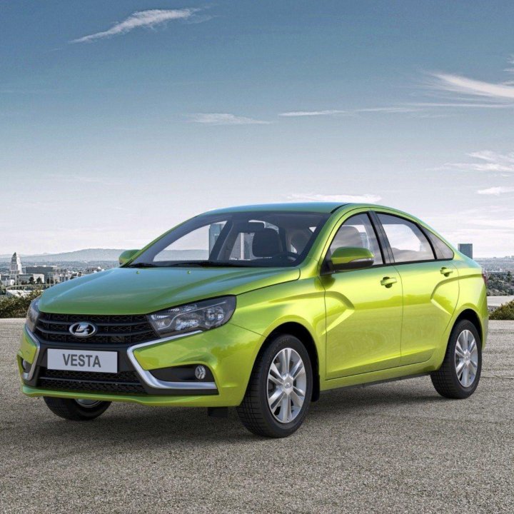 Новая Фара на Лада Веста Lada VESTA