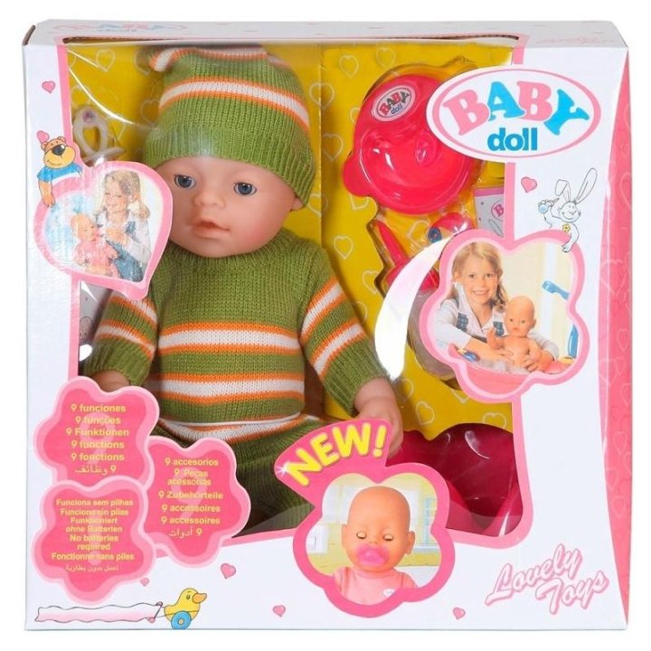 Кукла - пупс Baby Doll. Новый.
