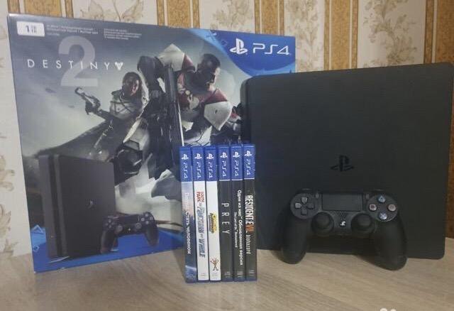 Sony PlayStation 4 slim 1TB + доставка