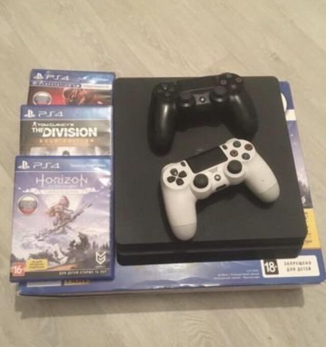 Sony PlayStation 4 slim 500gb + доставка