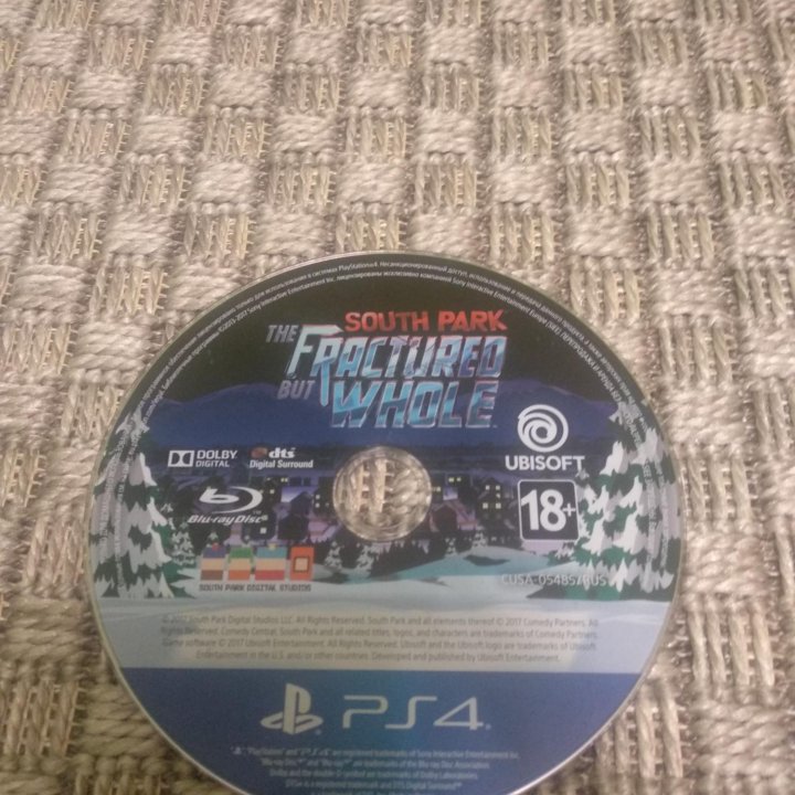 Диск SOUTH PARK THE Fractured but whole на ps4