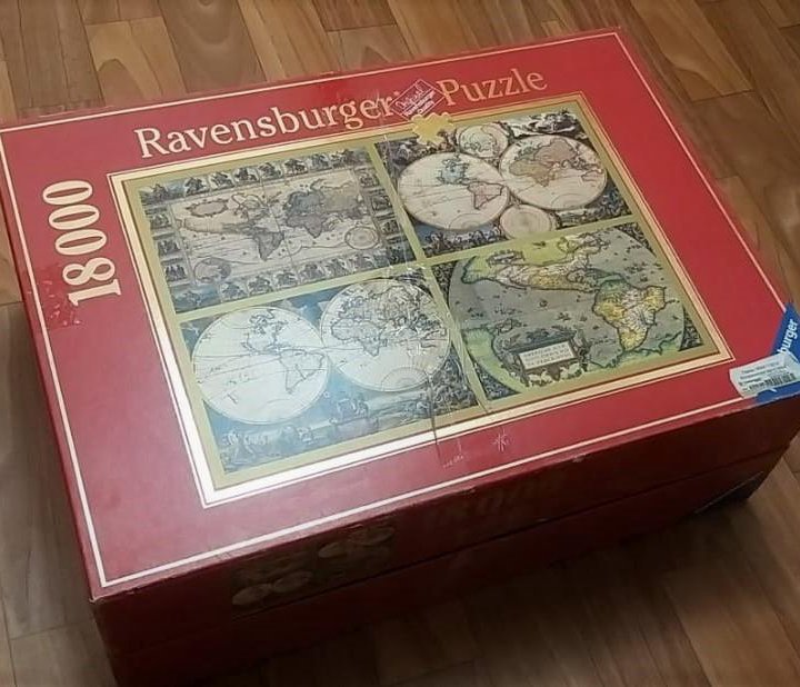 Пазлы фирмы Ravensburger (18тыс. частей)