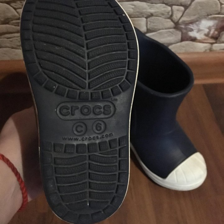 Резиновые сапоги crocs????c-6 (крокс 22₽)