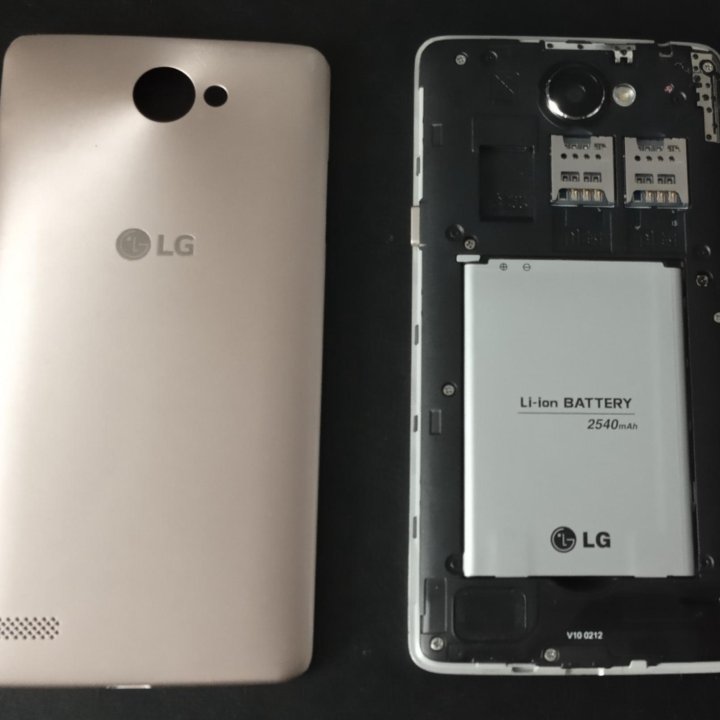 2 SIM смартфон LG X155 Max экран 5