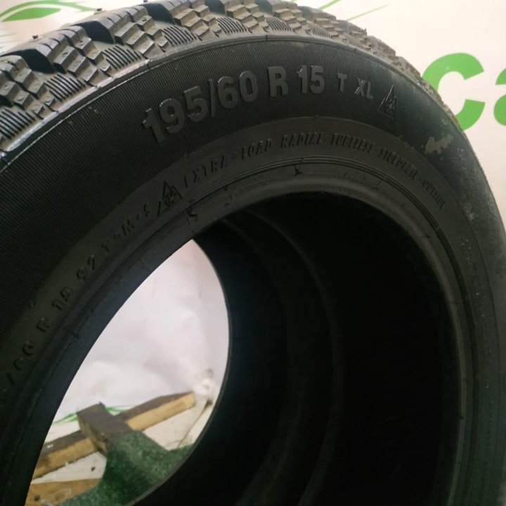 195/60 R15 Continental ContiIceContact 2шт