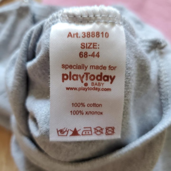 Боди на девочку р.68 PlayToday