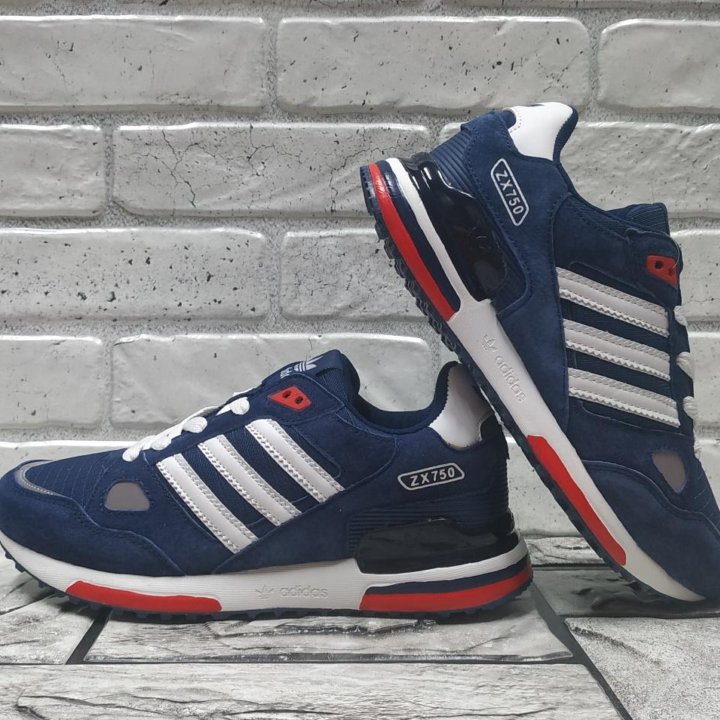 Кроссовки adidas zx 750 синие р2