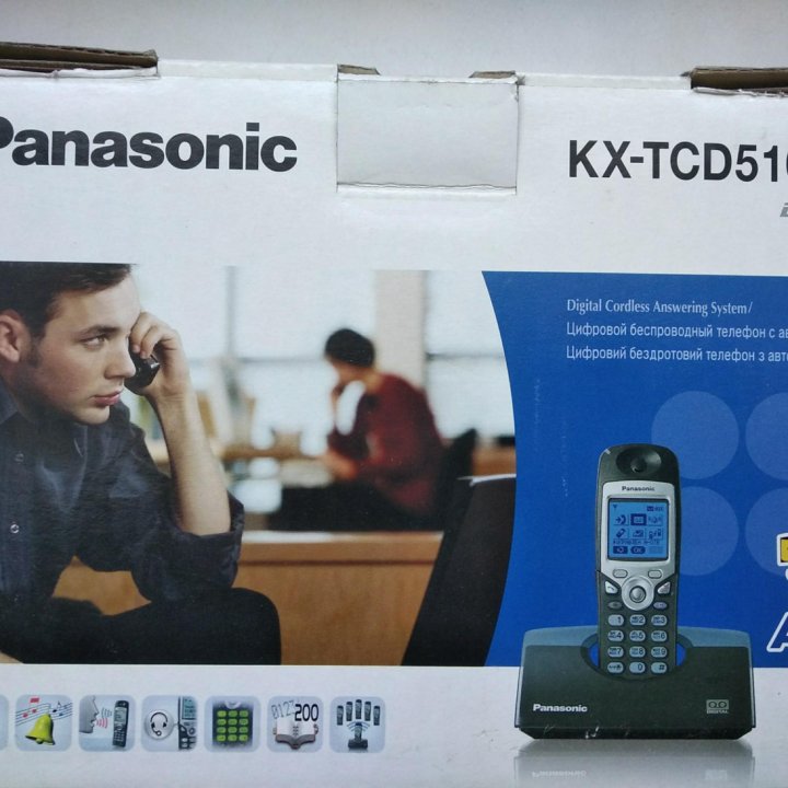 Panasonic.Телефон DECT Радиотелефон