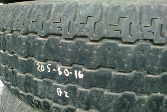 Шины Bridgestone 205-80R16C 5-4-2-1шт подбор