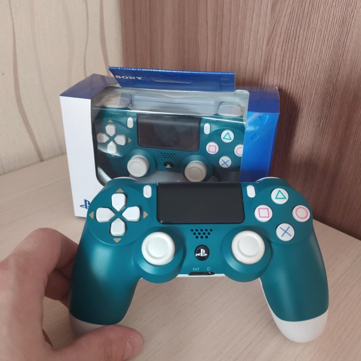 Джойстик PS4 зеленый (новый)