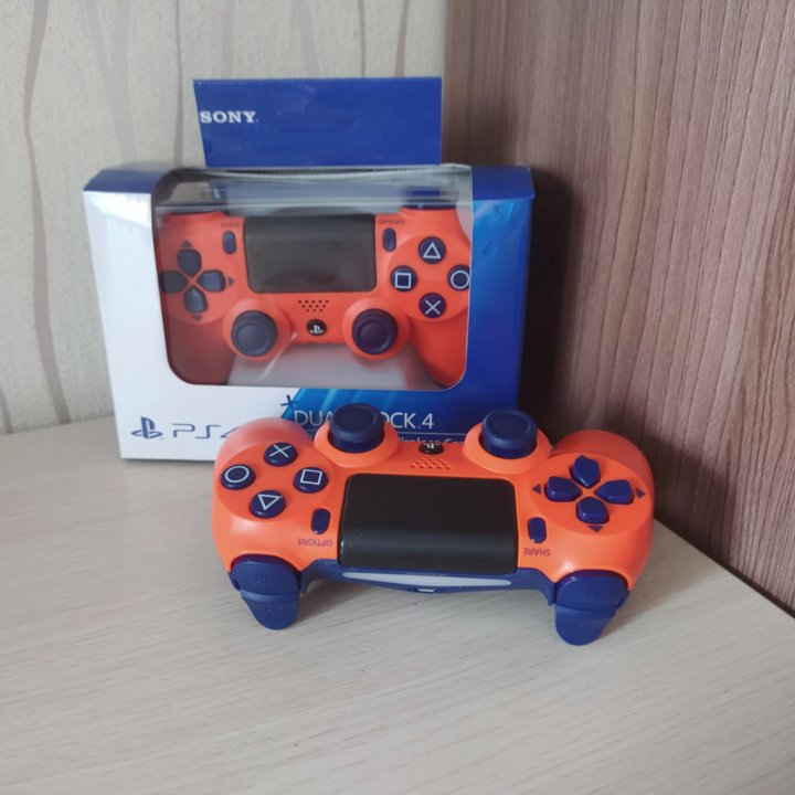 Джойстик PS4 оранжевый (новый)