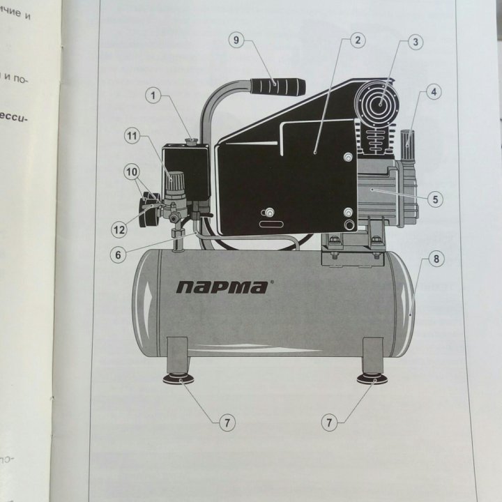 Компрессор масленный К-750/9КМ