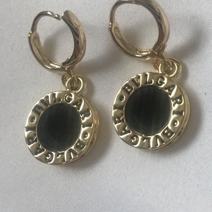 Серьги премиум Bvlgari