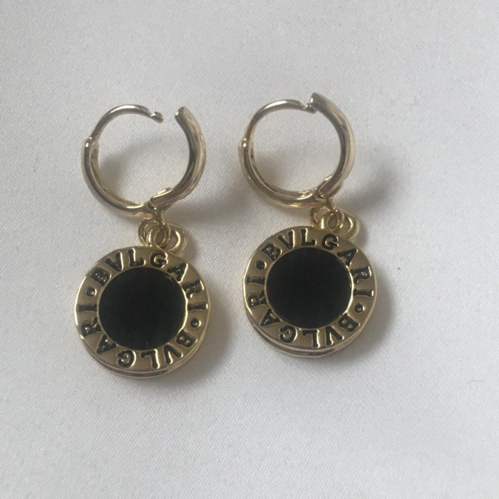 Серьги премиум Bvlgari