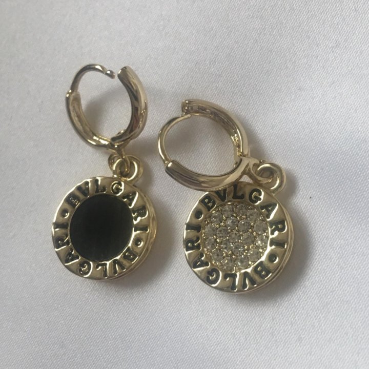 Серьги премиум Bvlgari