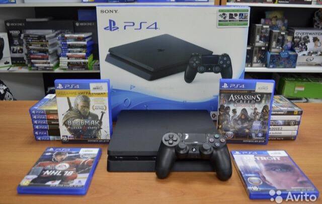 Sony PlayStation 4 slim 500gb + доставка