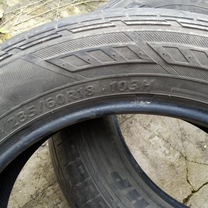 235/60R18 2шт лето Hankook DynaPro HP