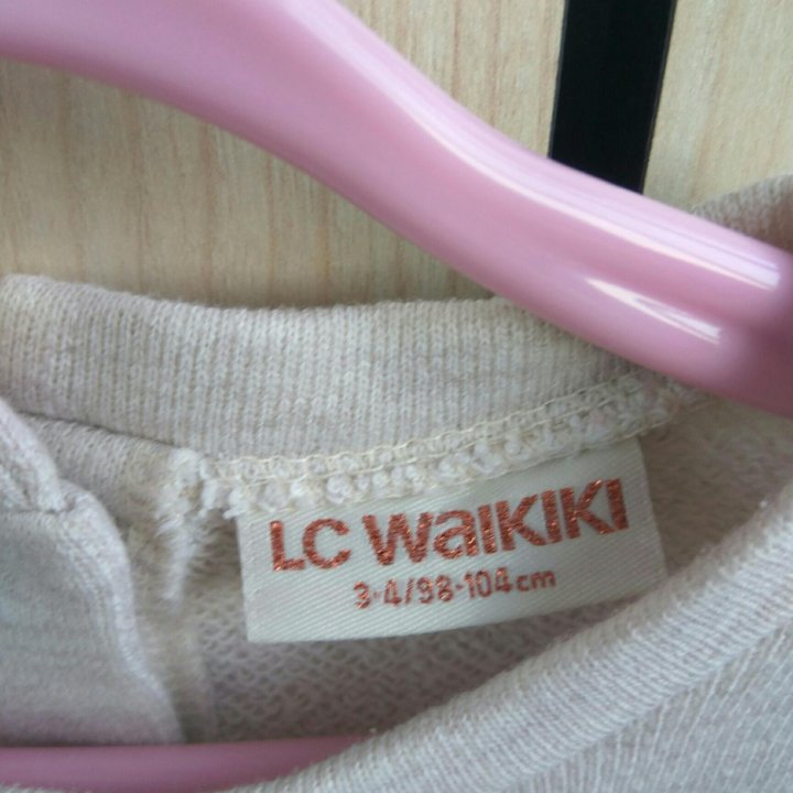 Толстовка свитер LC Waikiki с пайетками р. 92-98