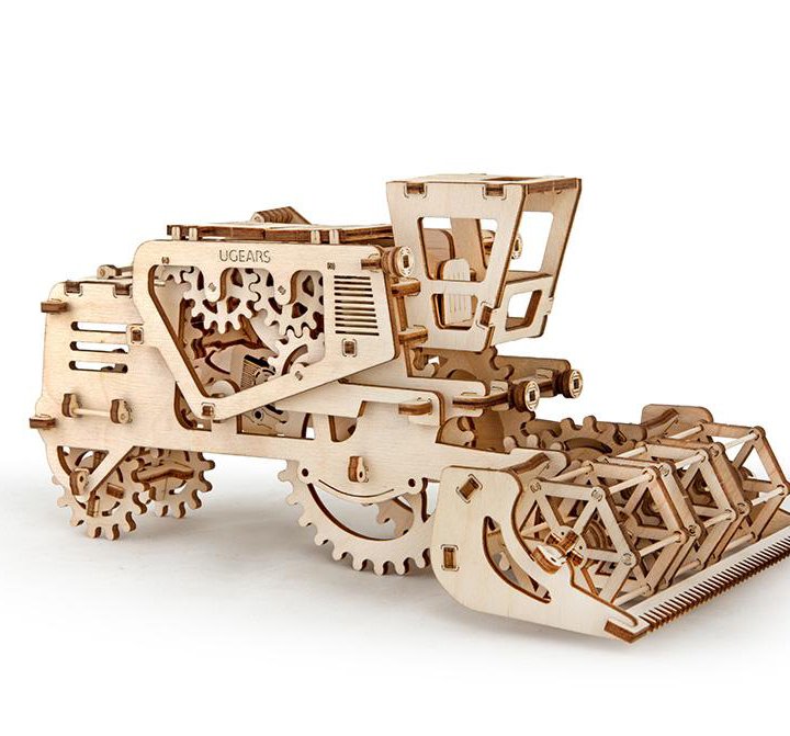 Конструктор 3D пазл - Комбайн UGEARS