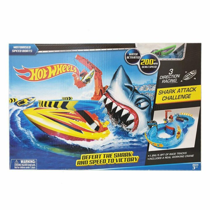 Хот Вилс Hot Wheels: Shark Attack водный трек