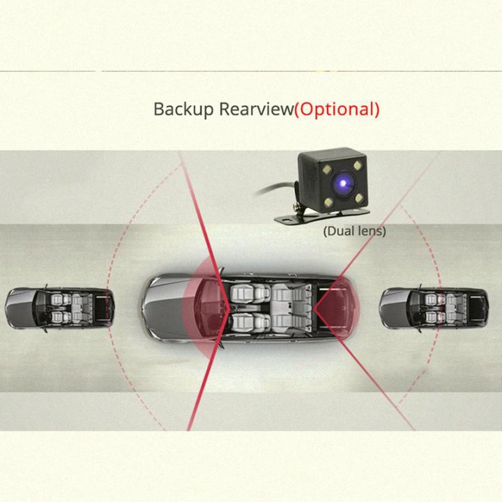 Видеорегистратор для автомобиля с задней камерой.
