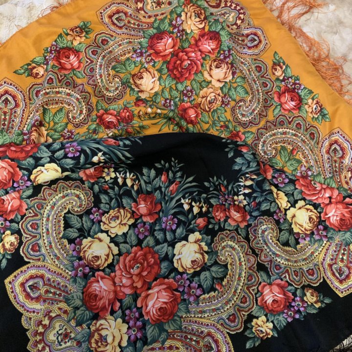 Зимний платок