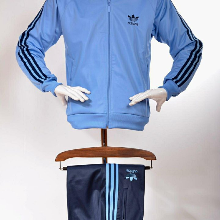 Костюм спортивный Adidas Шустер голубой