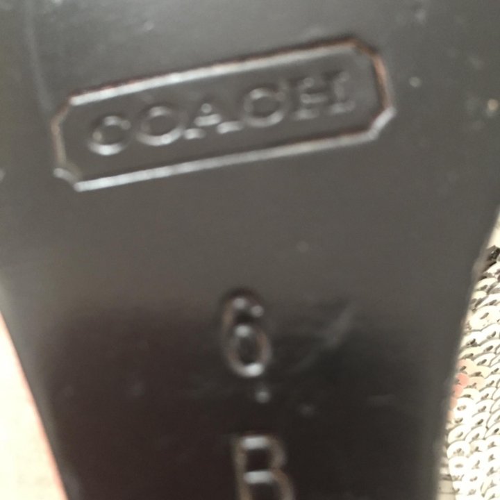 Итальянские туфли COACH