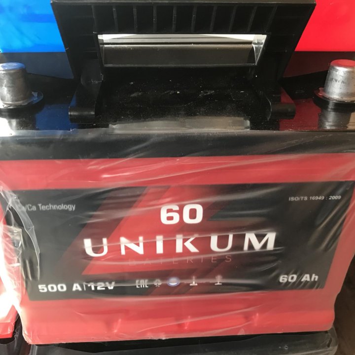 Аккумулятор UNIKUM 60ah 500А