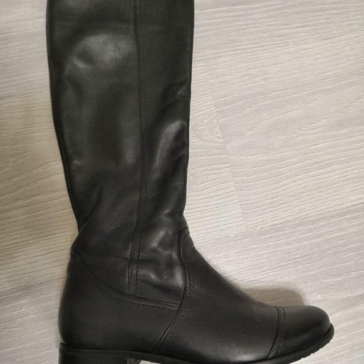 Сапоги кожаные