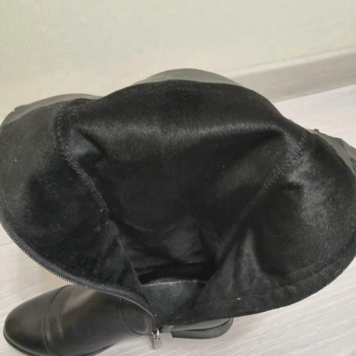 Сапоги кожаные