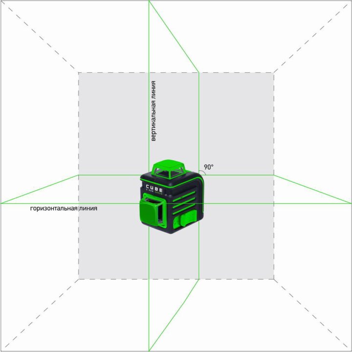 Лазерный уровень ADA Cube 2-360 Green