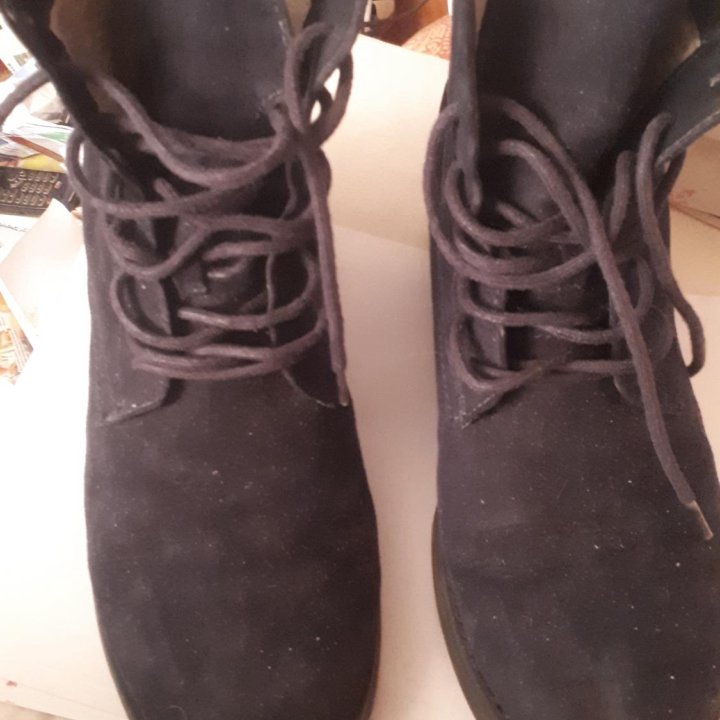 Ботинки замша 39