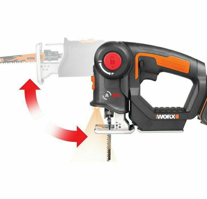 Лобзик аккумуляторный - сабельная пила Worx Wx550