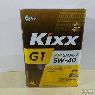 Kixx G1 5w40 SN Plus 4л мет синт.