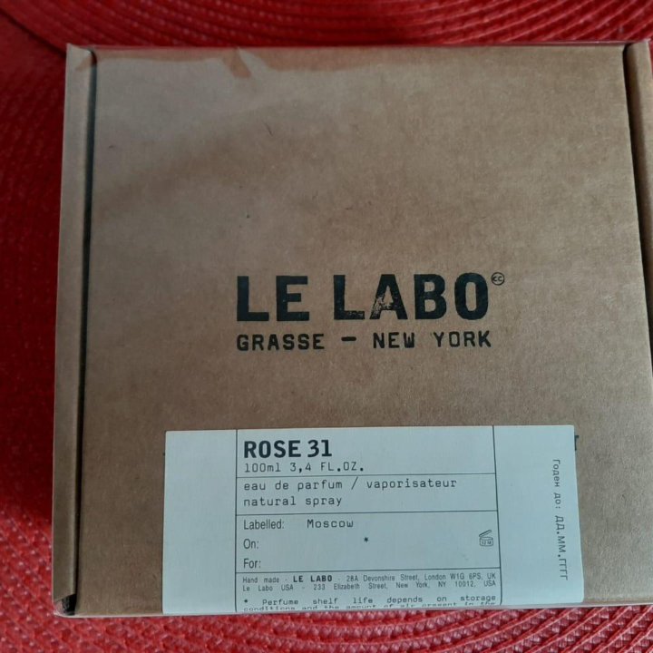 Le Labo Rose 31