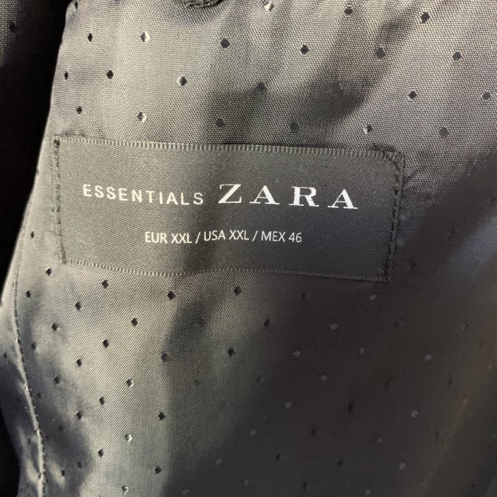 Мужской пиджак Zara. Чёрный