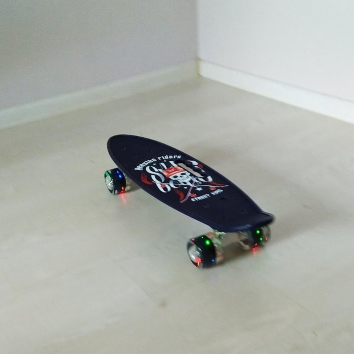 Пенни борд новый скейт с ручкой PENNY BOARD