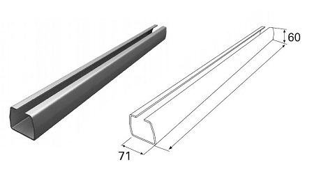 Комплект для откатных ворот 71 балка 6м