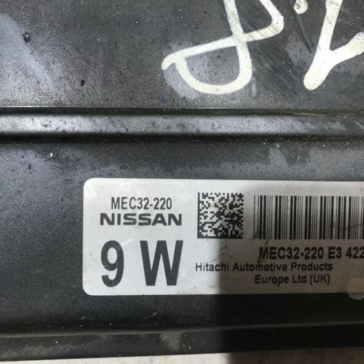 MEC32-220 Блок управления ЭБУ Nissan Almera N16