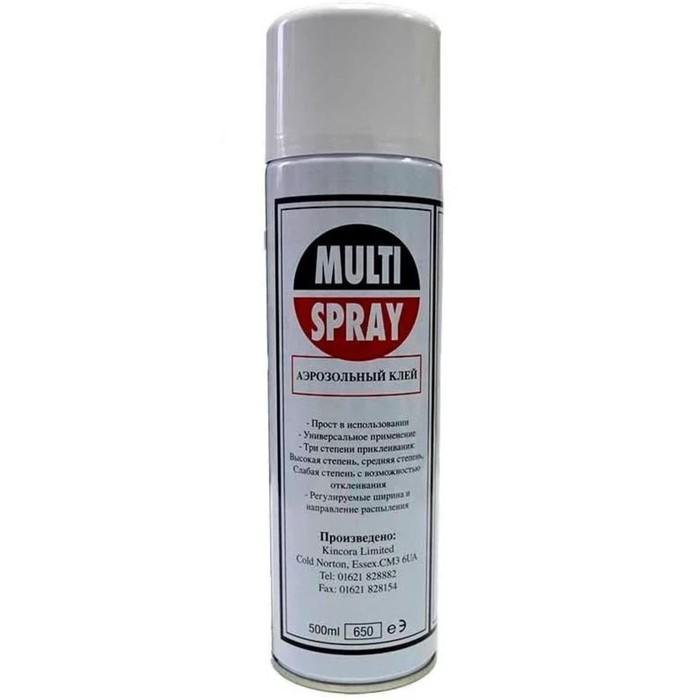 Клей аэрозольный Multi-Spray 500мл.