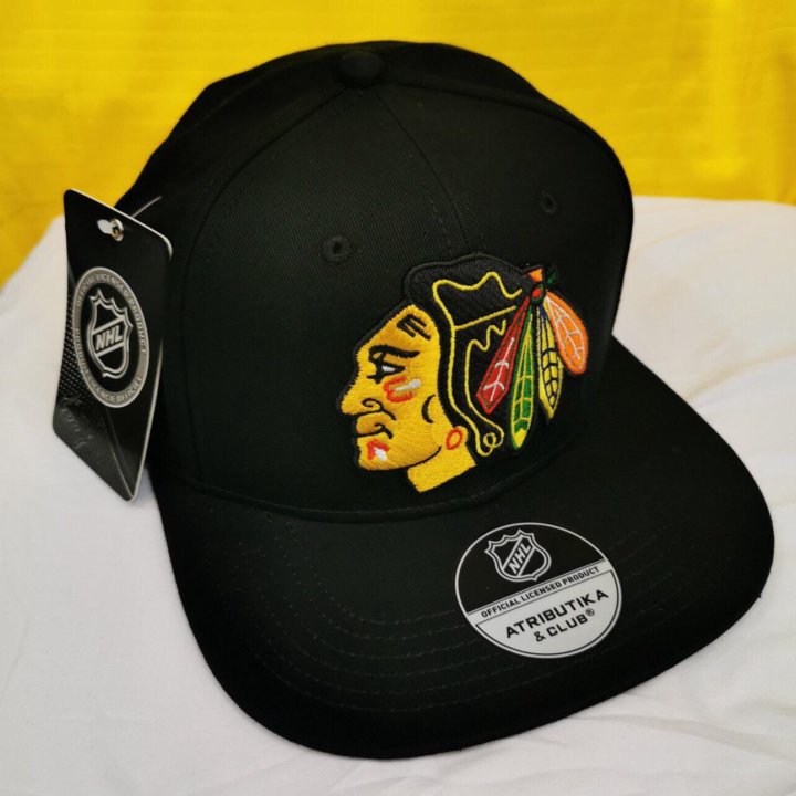 Оригинал Кепка бейсболка NHL Chicago Black Hawks