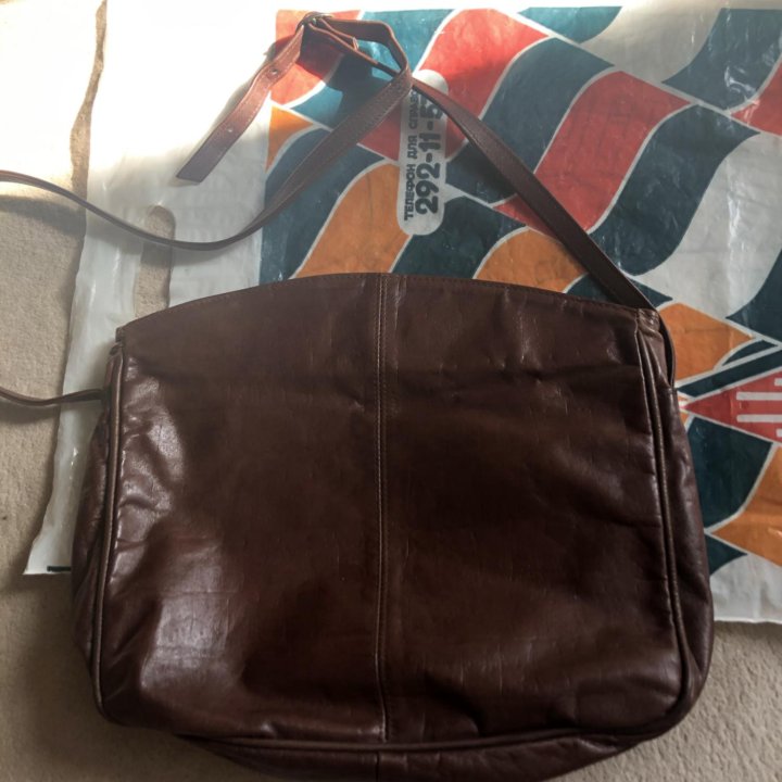 Сумка кожаная СССР