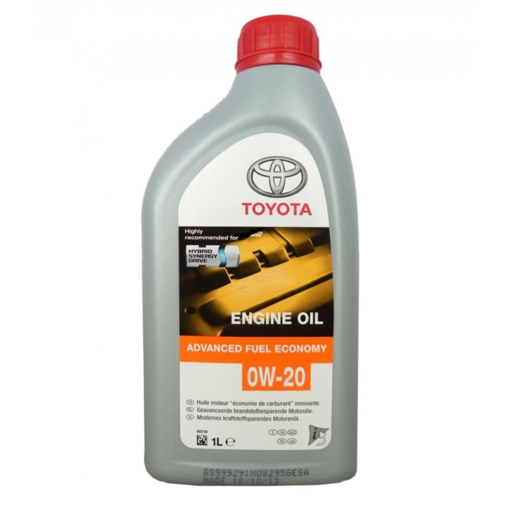 Toyota Engine Oil Advanced Fuel Economy 0W-20 1л