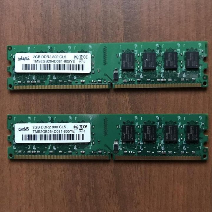 Оперативная память TakeMS DDR2, 2 шт по 2Гб