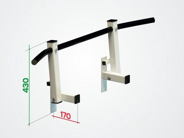 Турник настенный складной с шир. хватом 