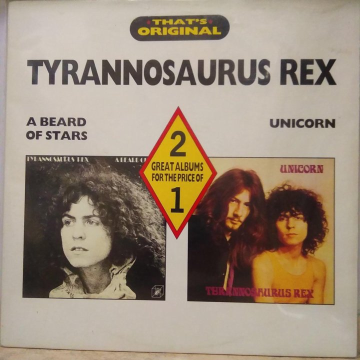 T.REX A BEART OF STAR UNICORN )2 LP 88 UK NM EX