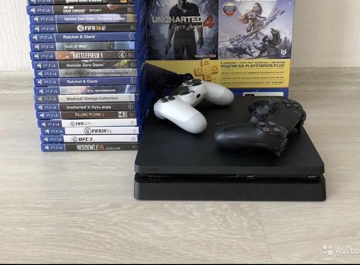 PS4 Sony PlayStation 4 slim 500g + доставка