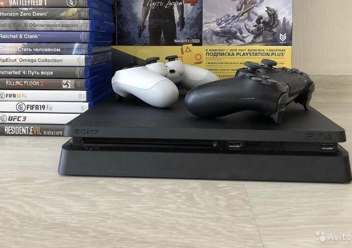 PS4 Sony PlayStation 4 slim 500g + доставка