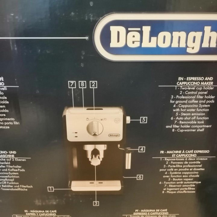 Кофемашина delonghi новая ECP 33.21